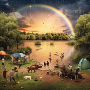 Midjourney:n AI-näkemys Suomen kesästä